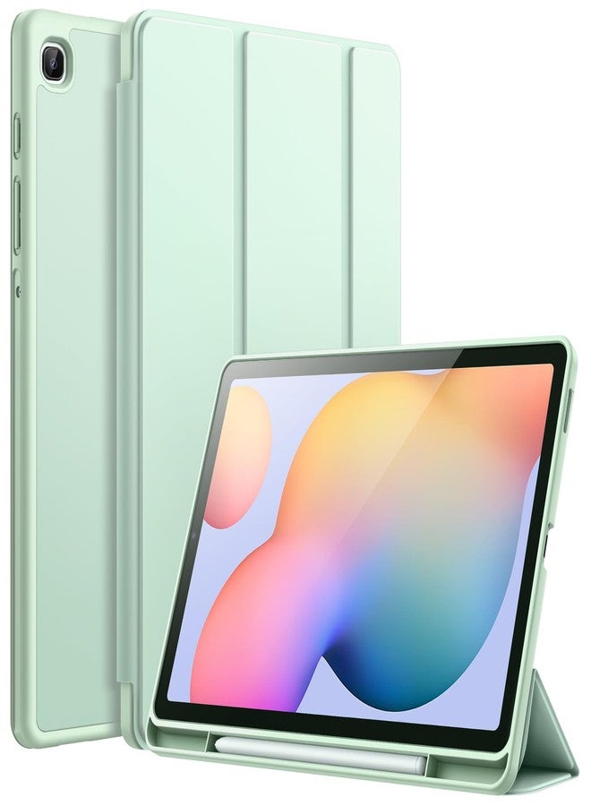 جي تيك جراب JETech لجهاز سامسونج جالاكسي تاب إس 6 لايت 10.4 بوصة 2024/2022/2020 مع حامل قلم S Pen، غطاء نحيف للتابلت مع ظهر TPU ناعم، خاصية التشغيل/الإيقاف التلقائي (لون نعناعي) - Image 1